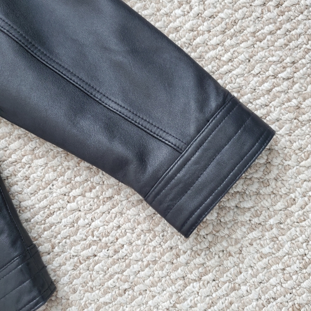 Leather Jacket Boston Harbour View 5